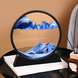 3d Moving Sandscapes Frame 7 Inch Sand Lamp ( Random Color )