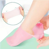Silicone Gel Moisturizing Ultra-Soft Spa Socks for Repair Dry Cracked Feet and Ankles | Skincare | Spa Moisturizing Gel Socks | Spa Socks for Cracked Heels | Spa Gel Socks